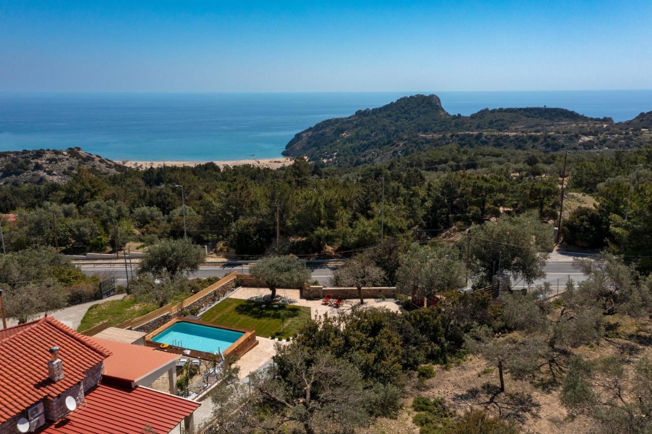 Sea Rock Villa Rodos Archangelos  Exterior foto